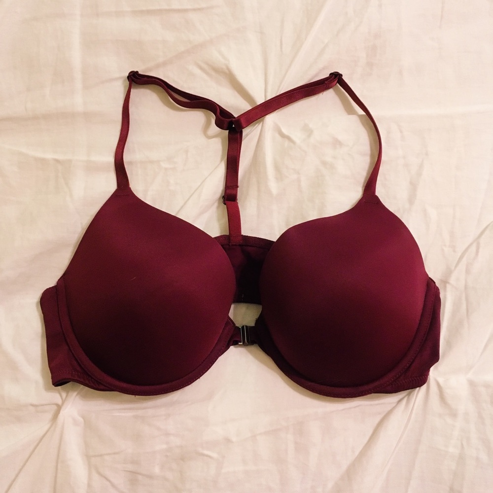 PINK Wear Everywhere Strappy-Back Push-Up Bra
